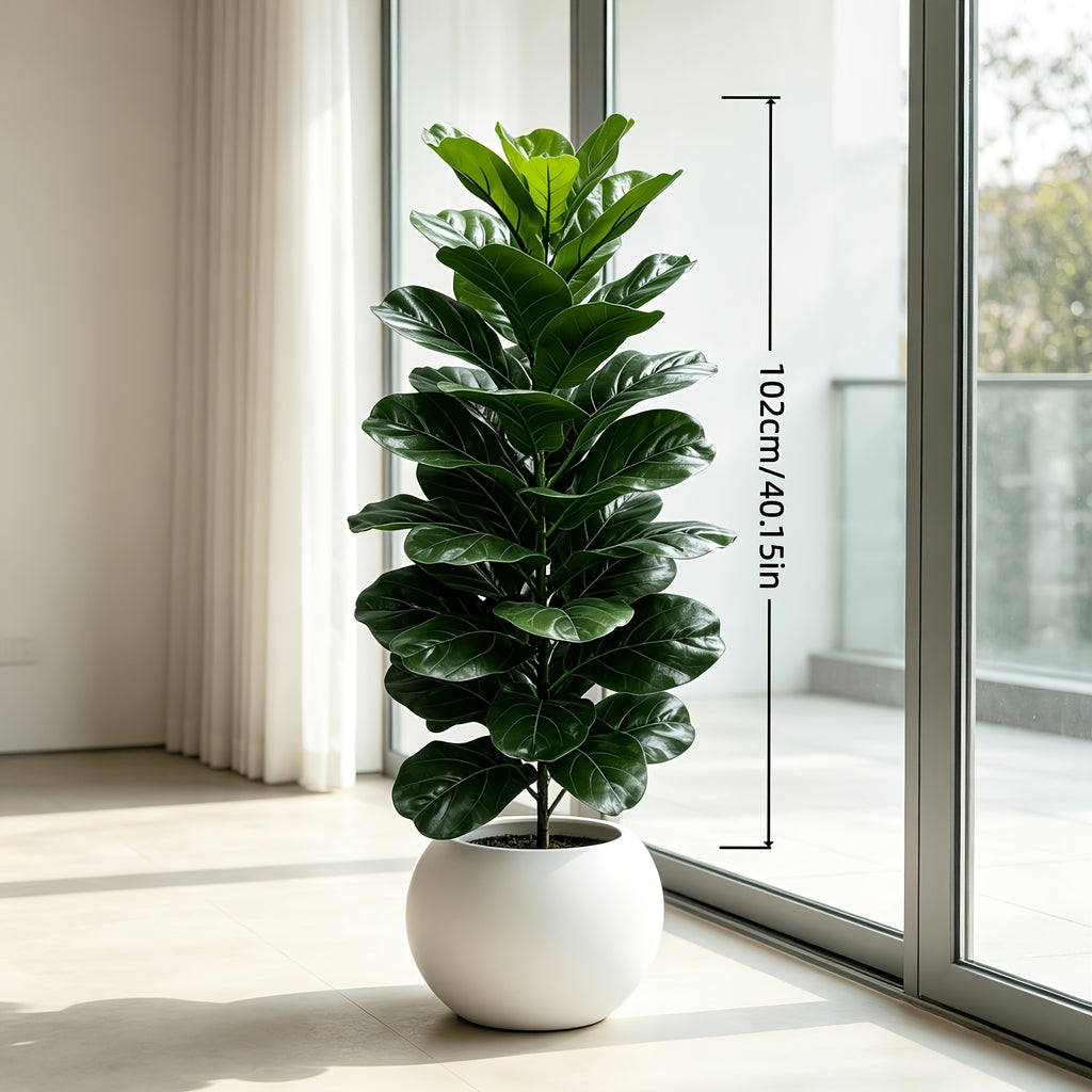 40 15 inch giant artificial fiddle leaf fig realistic