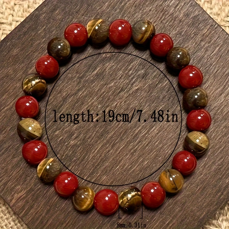 1pc bohemian tigers eye     birthstone bracelet