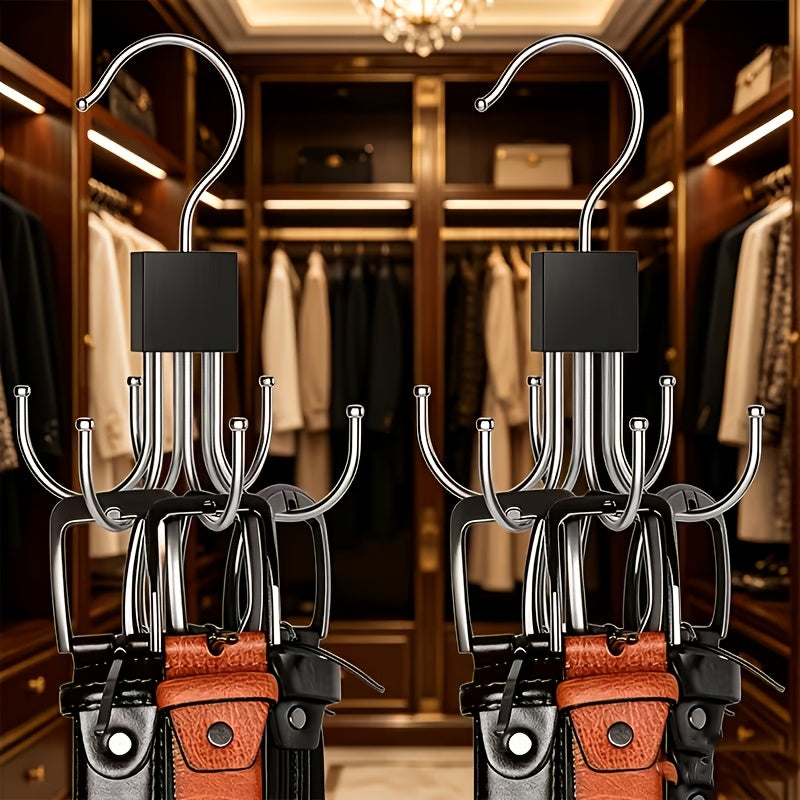 zxf multifunctional large capacity belt hanger rotatable