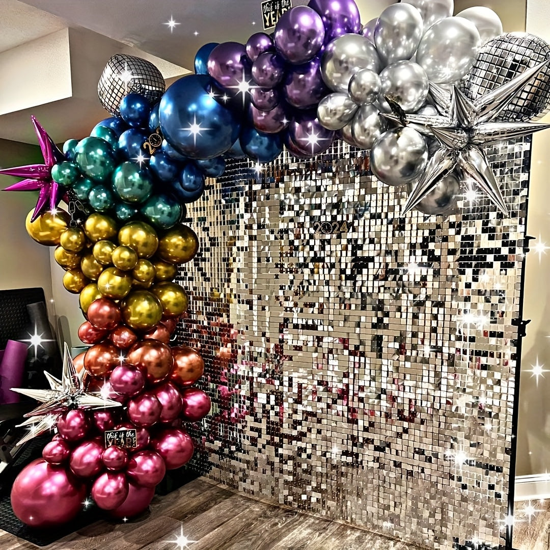 146  balloon garland arch kit disco ball balloons