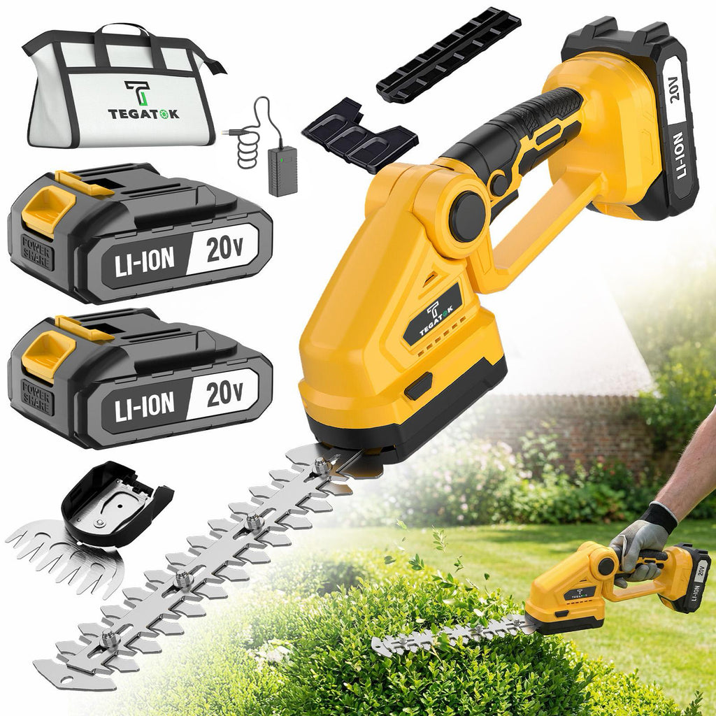 20v electric cordless hedge trimmer multifunctional