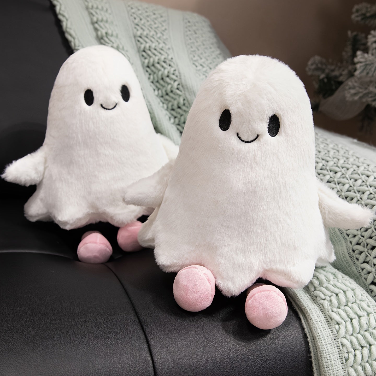 halloween ghost plush toy 30cm cute spooky stuffed boo soft