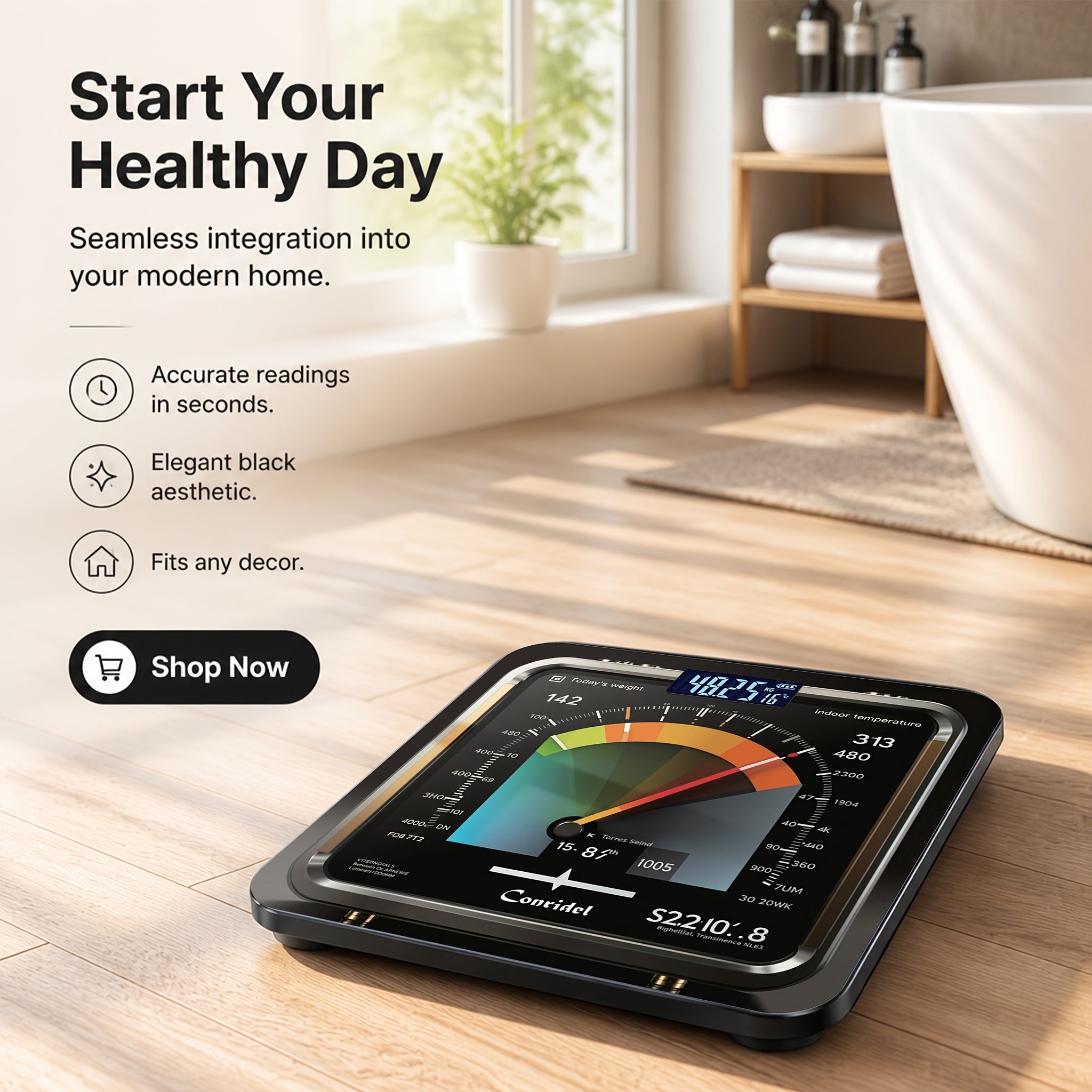 high definition uv color printing digital weight scale