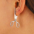a pair stylish minimalist three dimensional irregular heavy