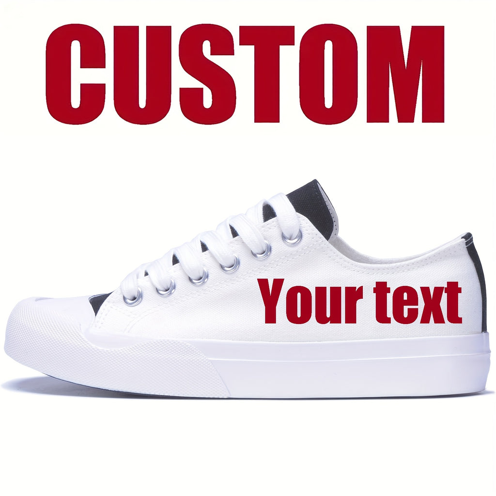 custom photo image white low top white high top black high