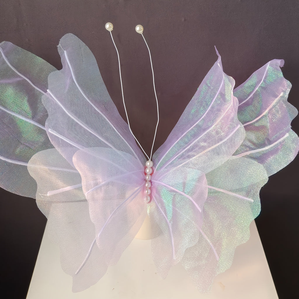3pcs hangable wedding decorations tinsel gauze artificial