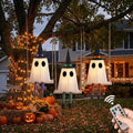 set 3 halloween hanging swing ghosts halloween decorations