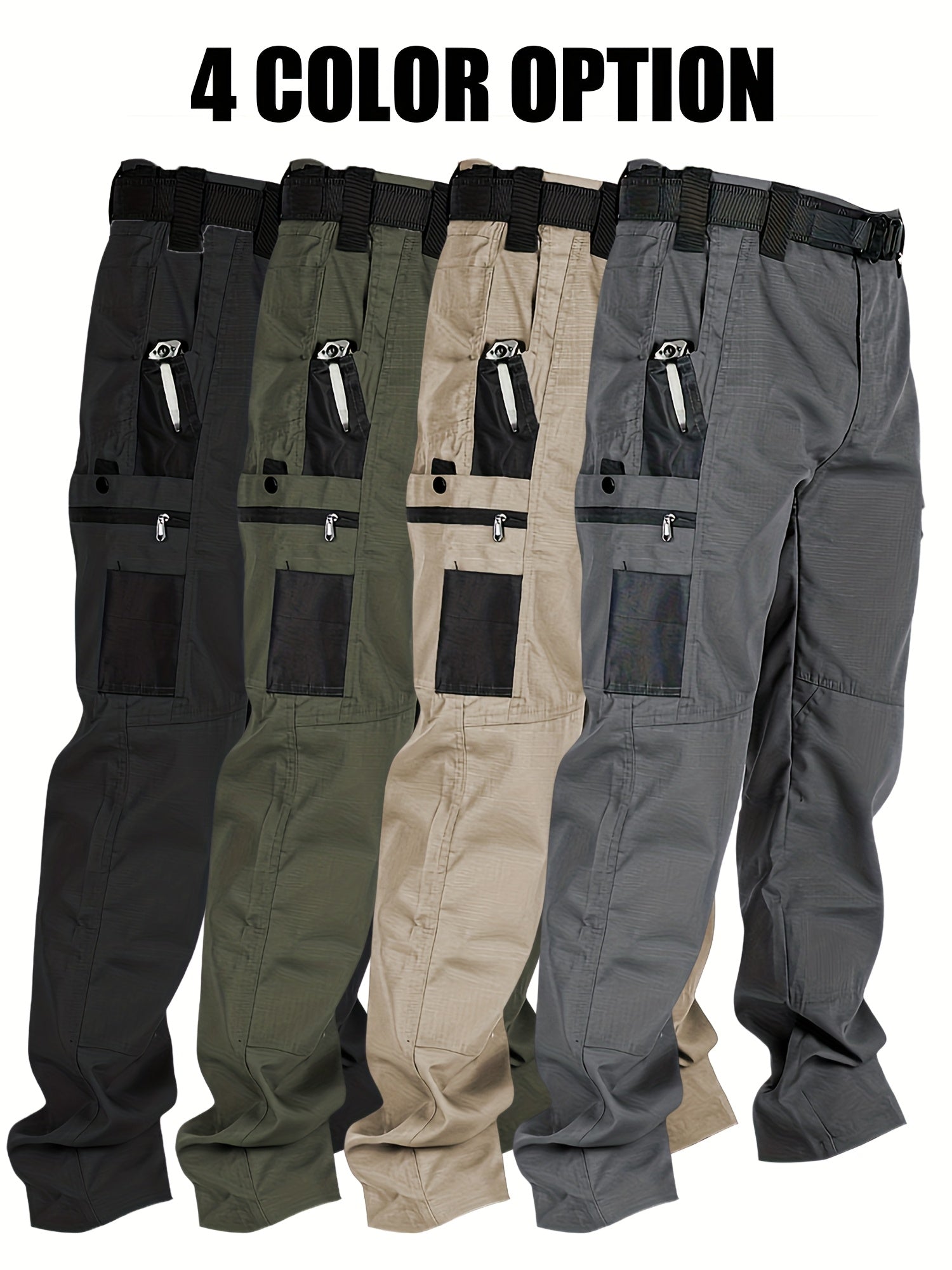 2 pc mens casual cargo pants lightweight   cargo