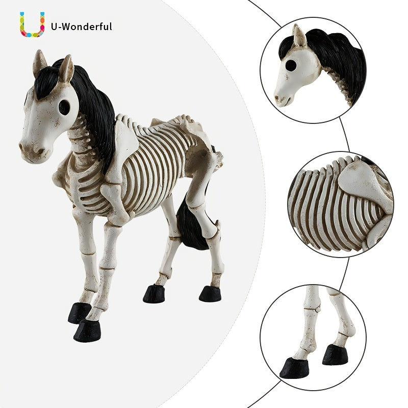 unique halloween party gift featuring a skeleton horse