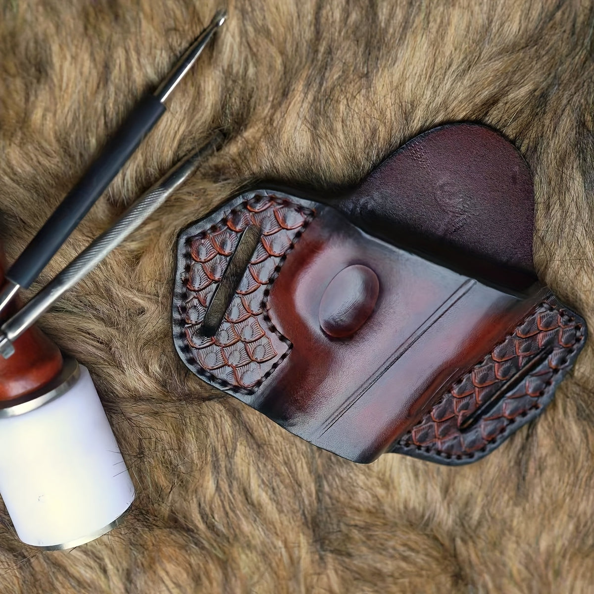 1911 hand shaped cowhide holster suitable 1911 models temu
