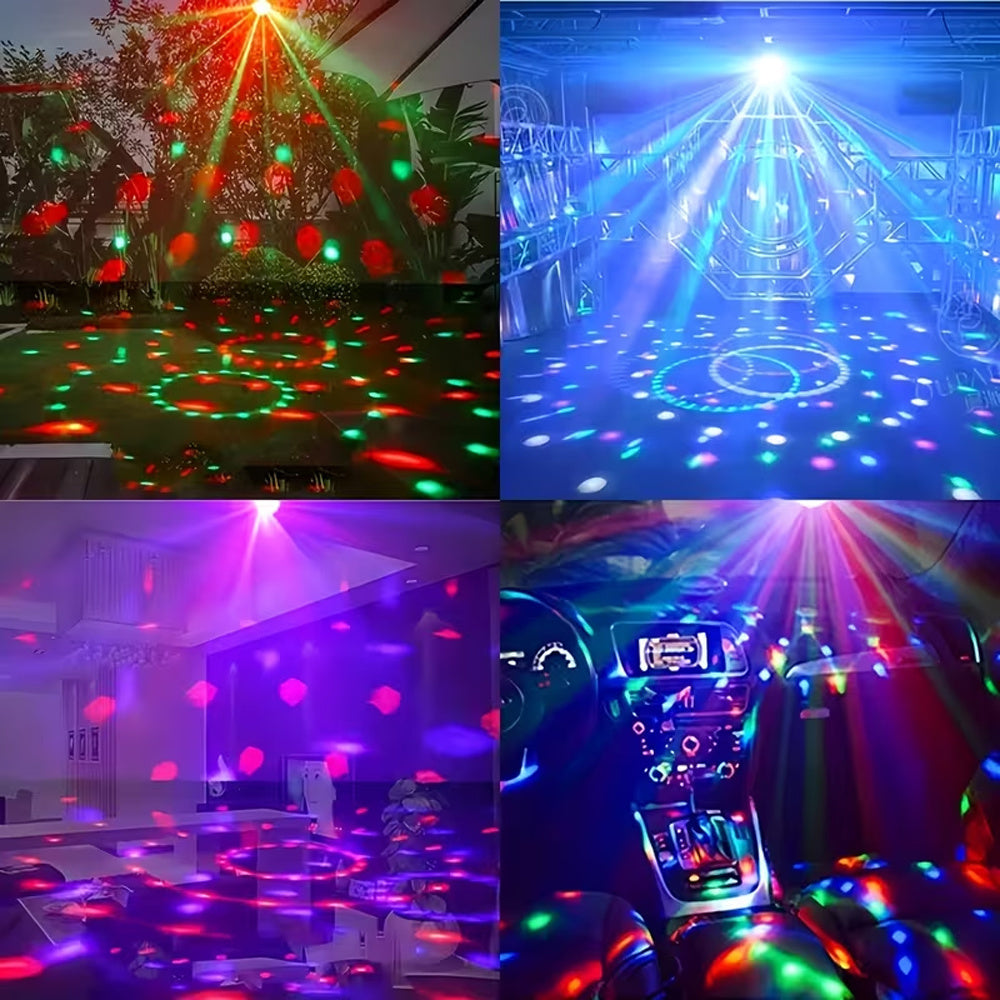 4pcs usb powered rgb disco ball lights mini led stage party