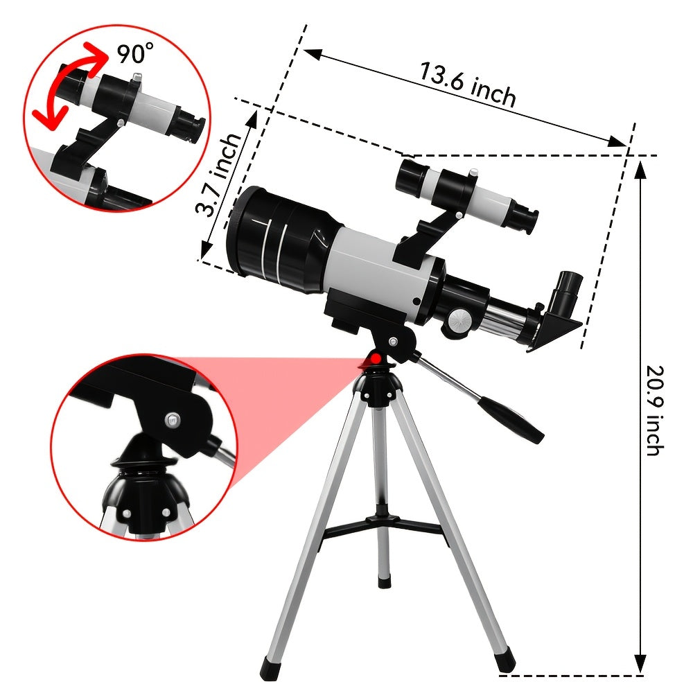 150x telescope 70mm aperture telescope high magnification
