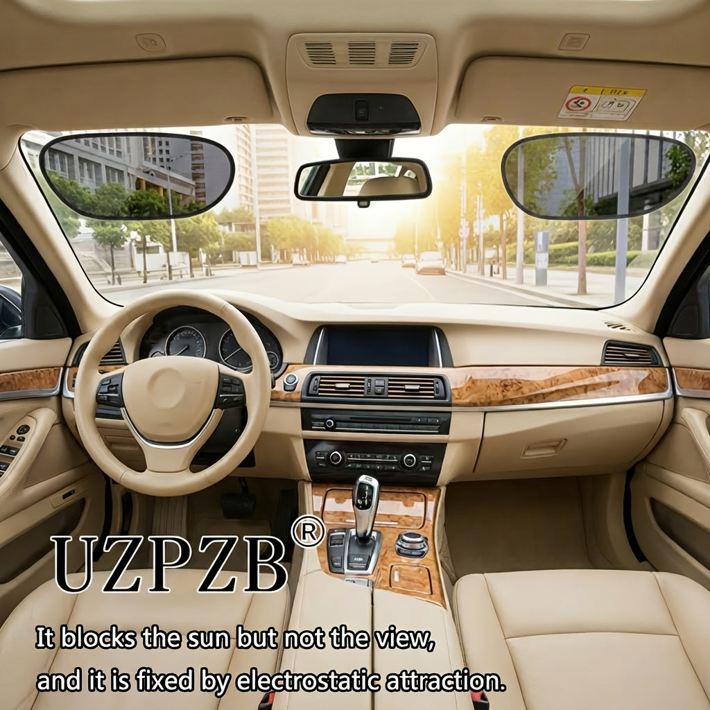 car sunshade blocks sunlight without obstructing driving