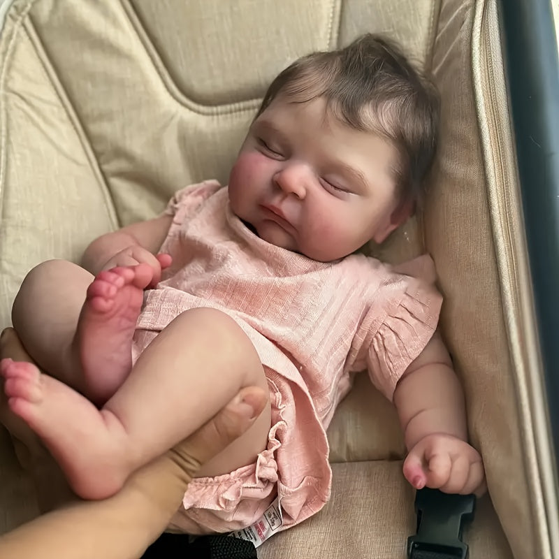19 inch realistic sleeping   girl doll