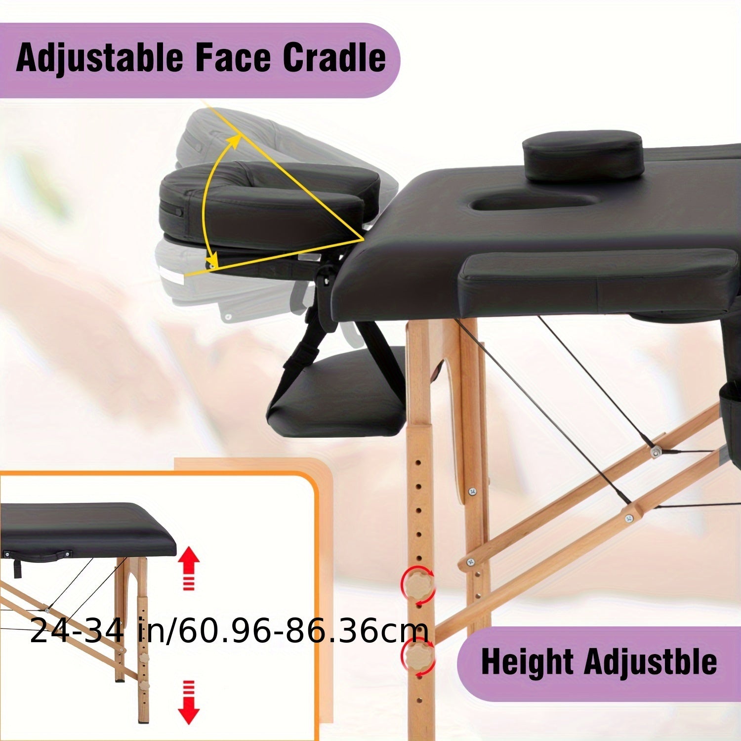 2 fold massage table portable massage bed   bed