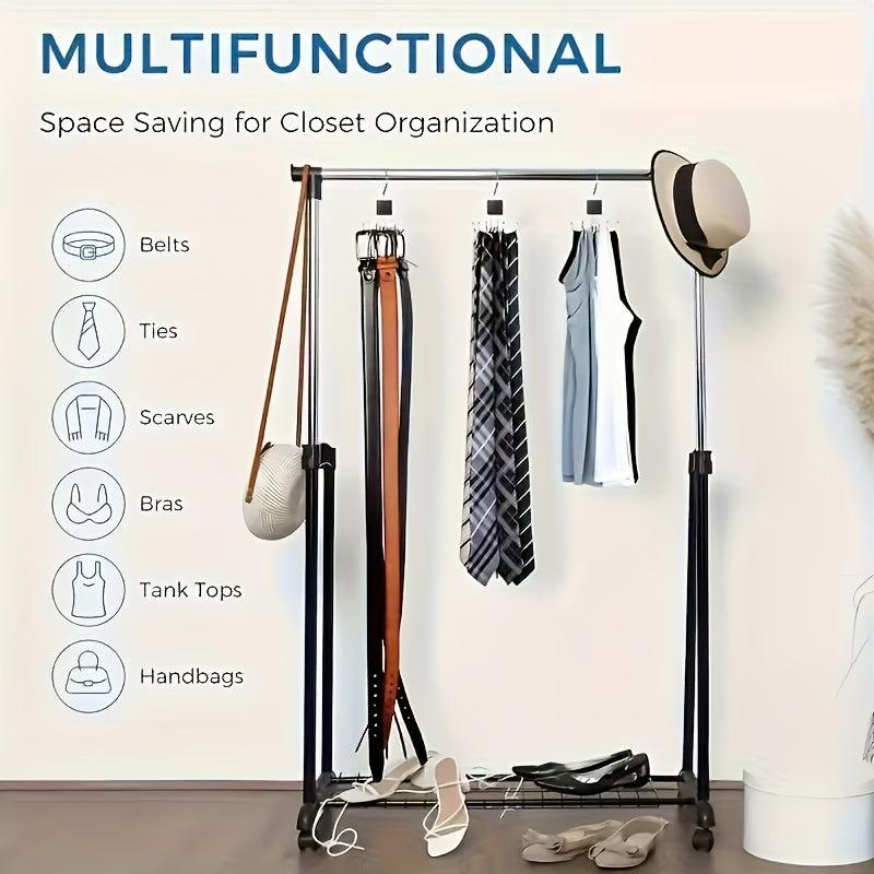 zxf multifunctional large capacity belt hanger rotatable