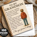 a grandson quotes coil notebook 100 pages warm artistic