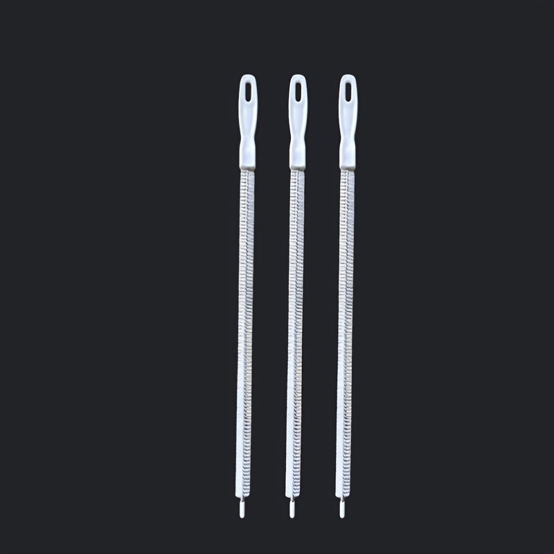 3pcs set   flexible drain pipe cleaning brushes