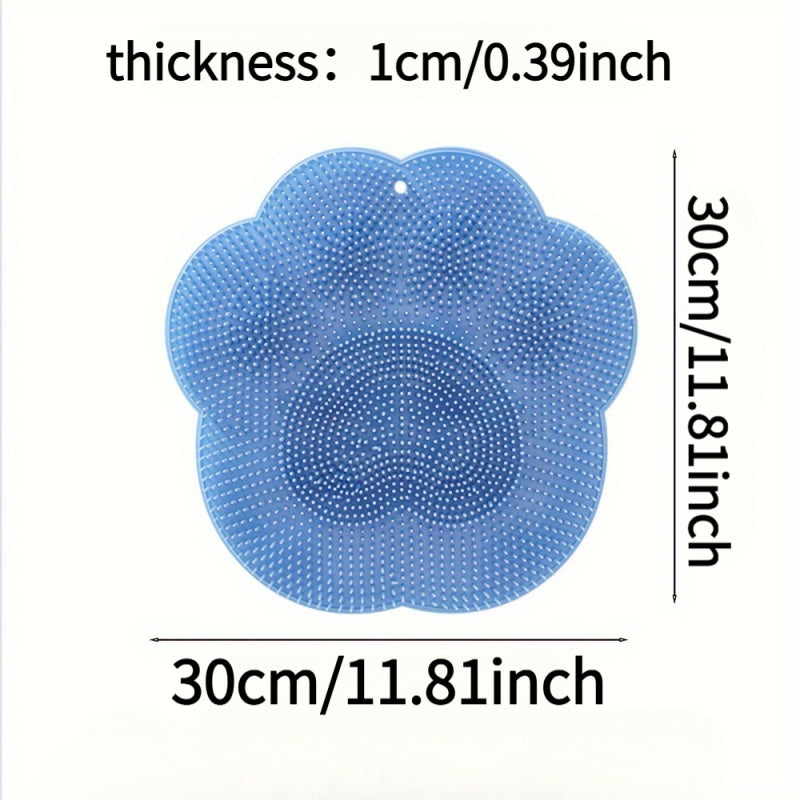 1pc bath massage mat   washer back scrubber shower