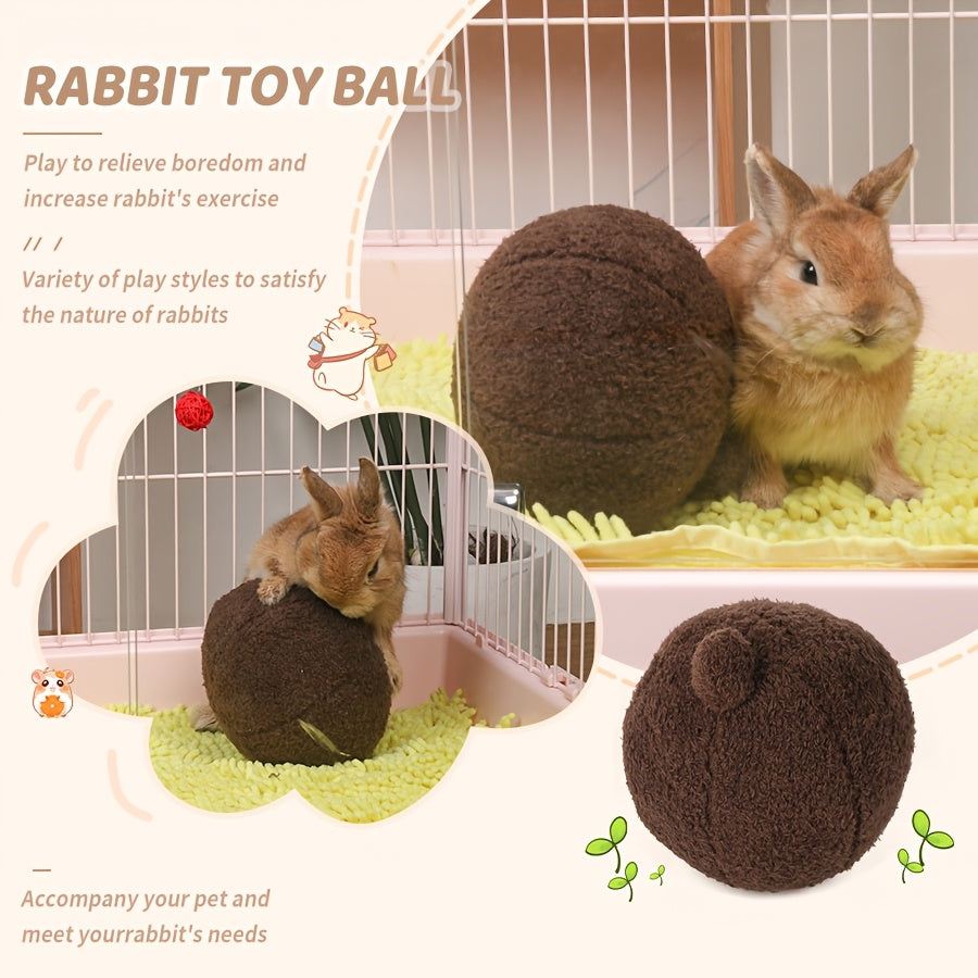 rabbit relax ball nest pillow two color bunny