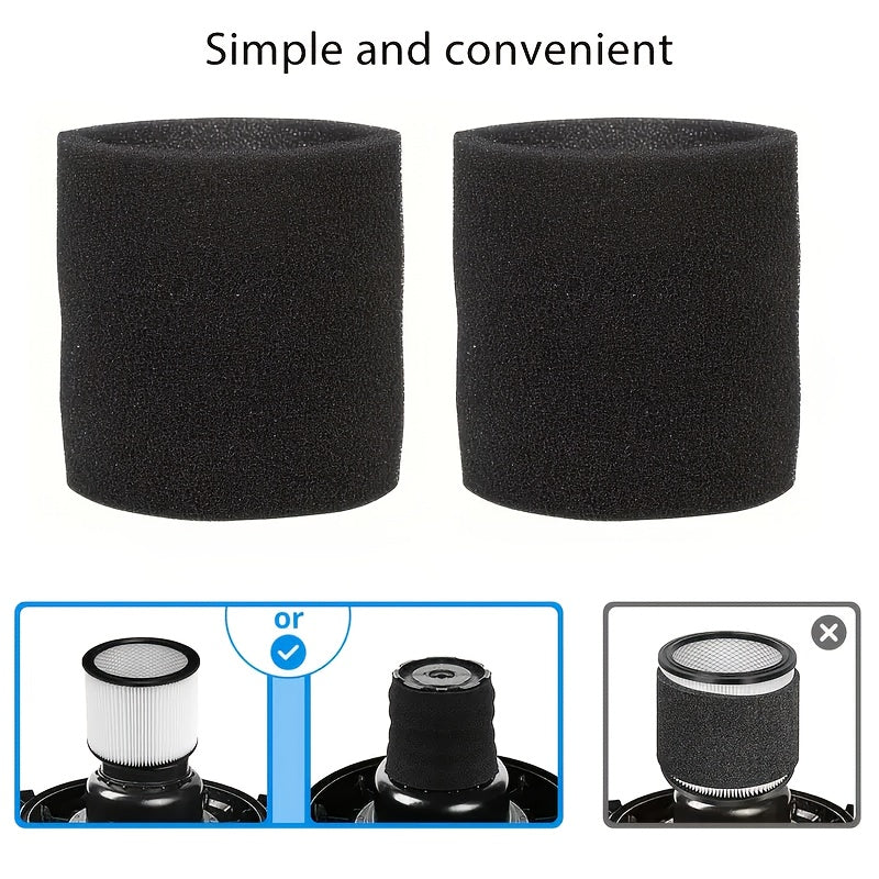 3pcs foam sleeve foam replacement filters suitable vacuum