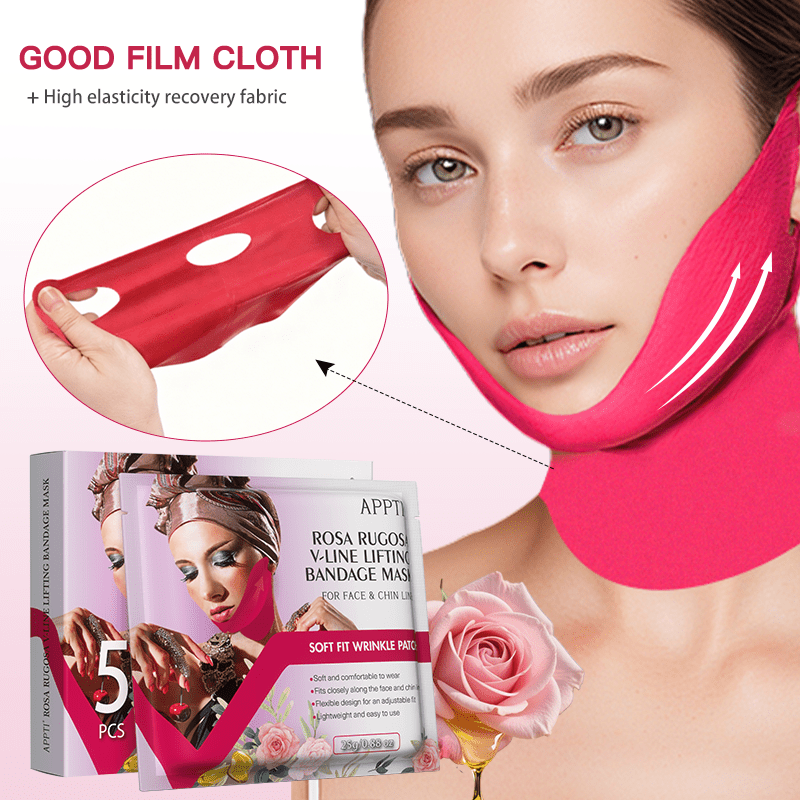 v line lifting face mask face neck wrinkle patches neck mask