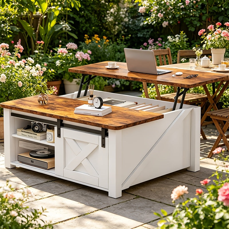 courtyard coffee table lift top coffee table hidden storage