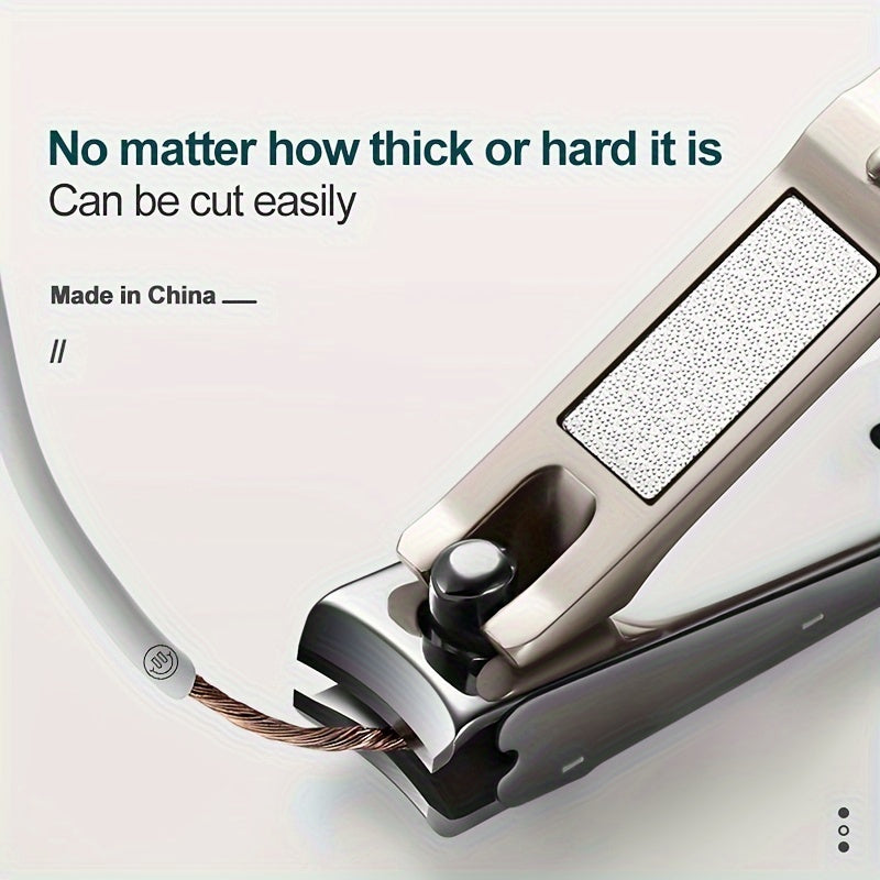 large anti splash nail clipper | temu Temu