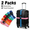 2pcs luggage straps quick release anti theft suitcase belts