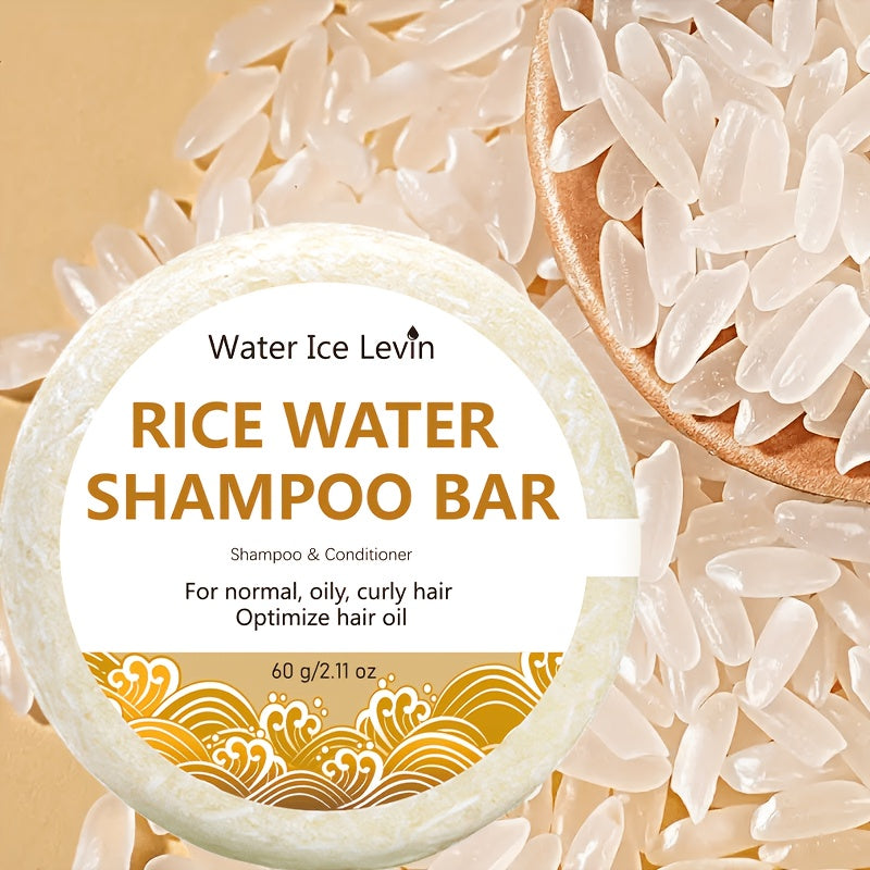 60g rice water shampoo bar 2 in 1 hair shampoo conditioner