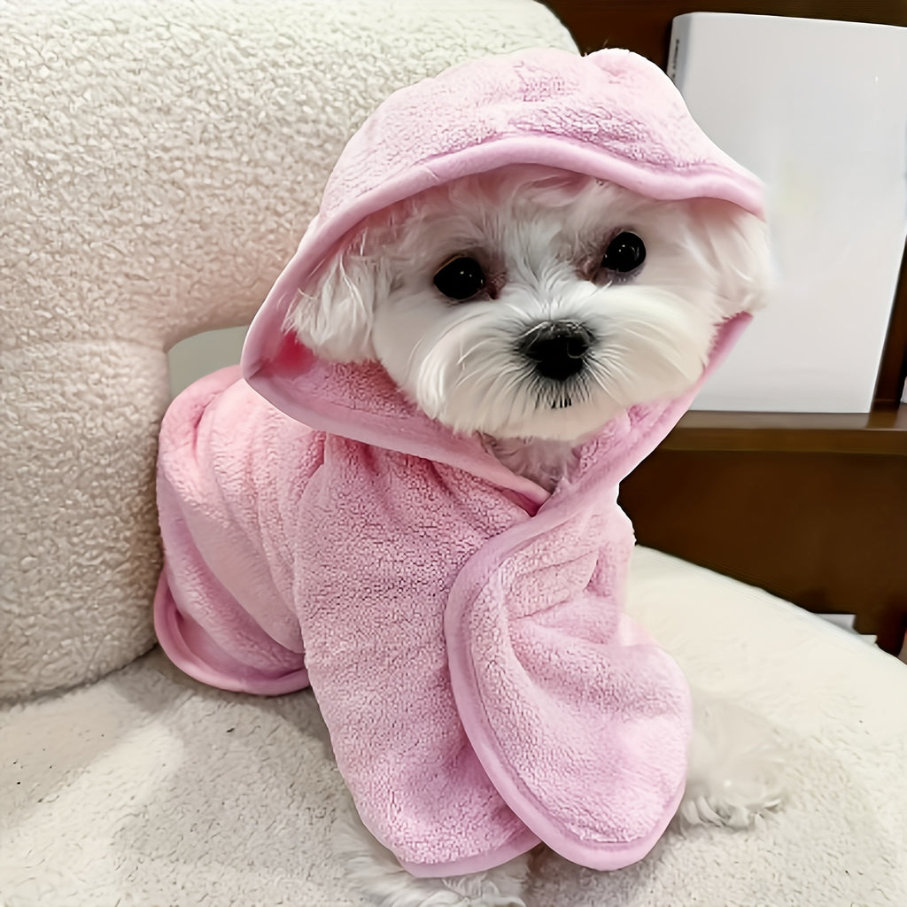 ultra absorbent   bathrobe small dogs cats animals