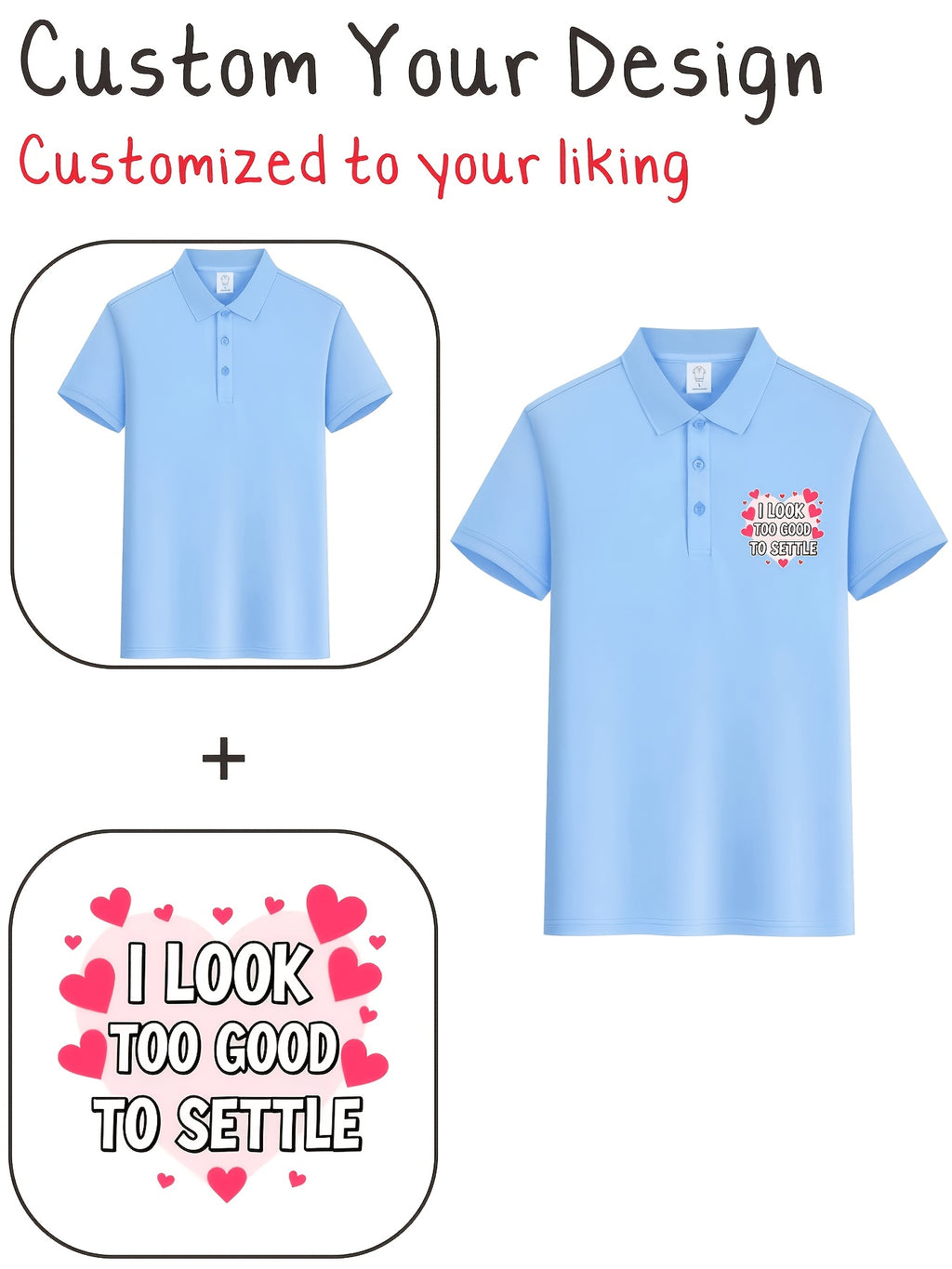 customizable mens   shirt customizable front chest left