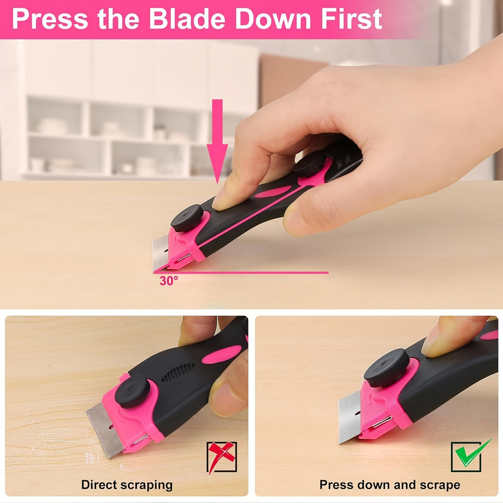 removal scraper glass scraper 1 pink double