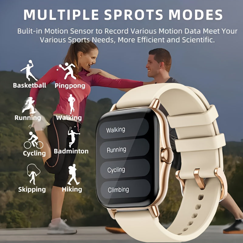 1pc new large screen smartwatch compatible   iphone
