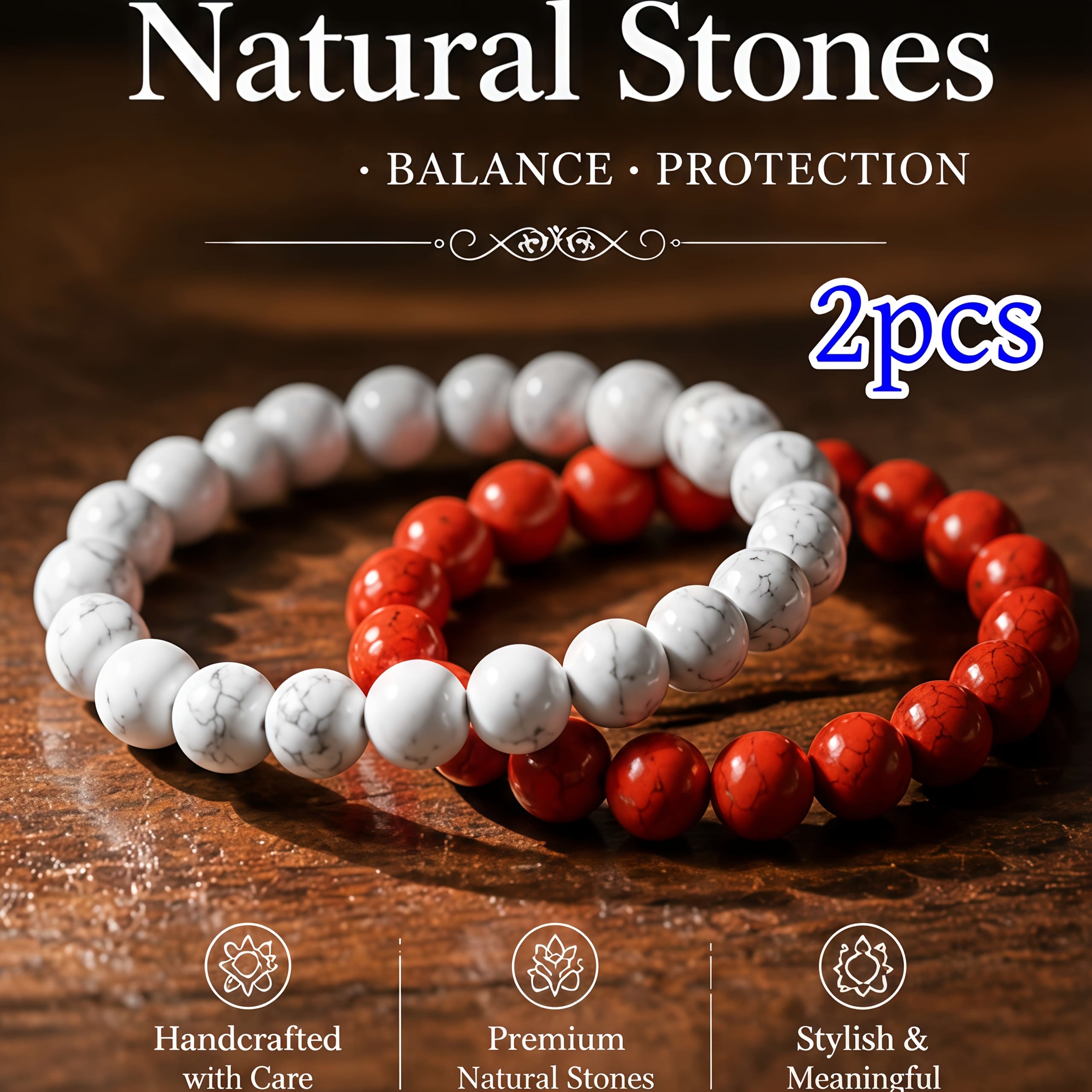 1pc 2pcs 3pcs 8  turquoise natural stone