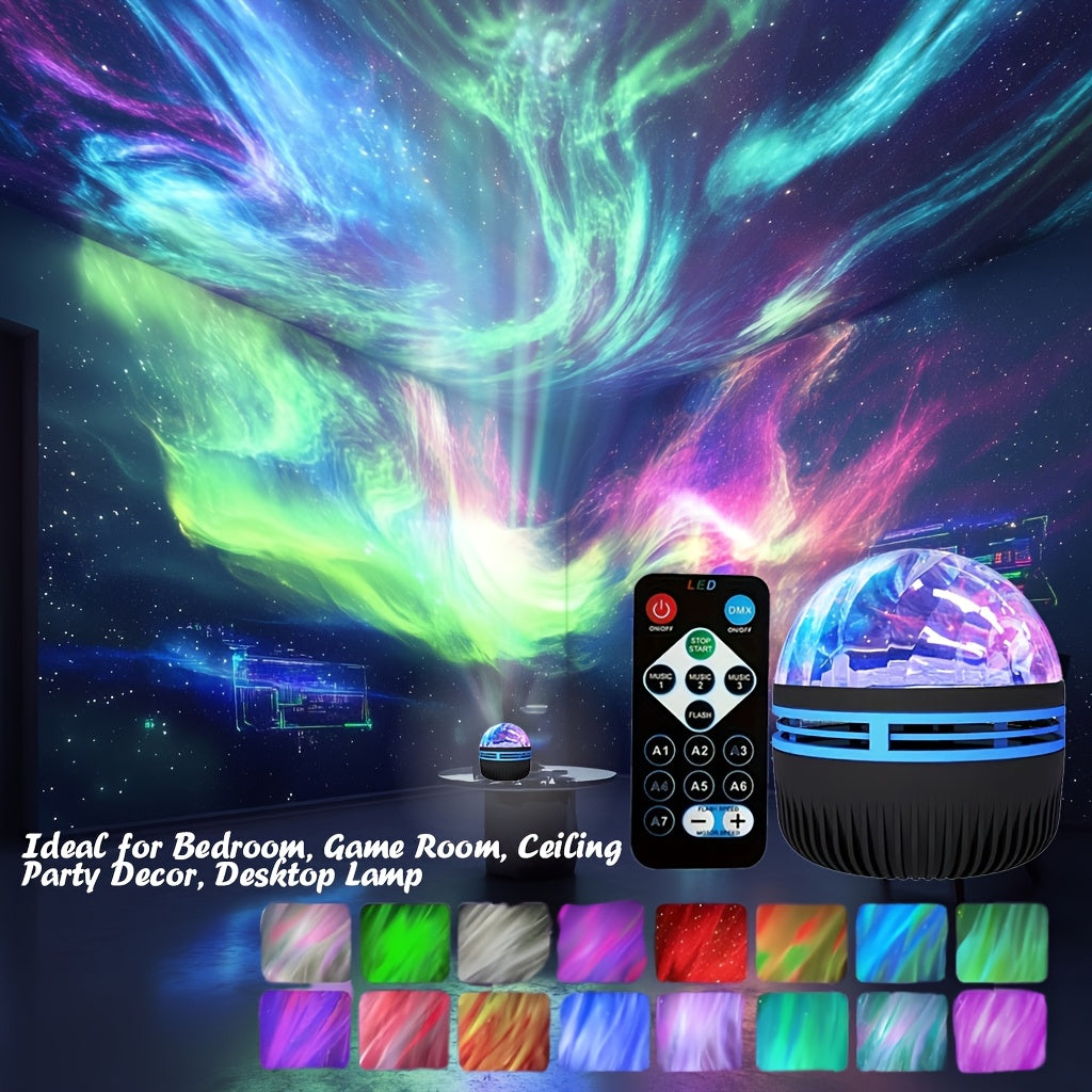 aurora projector remote rgb led northern lights projector
