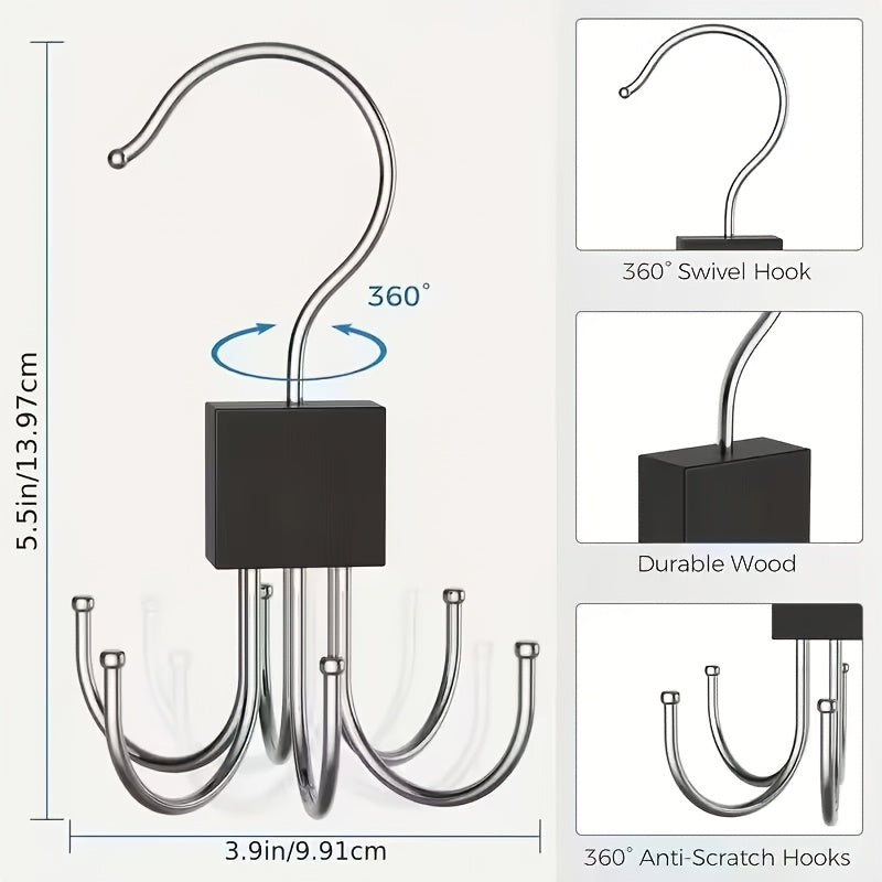 zxf multifunctional large capacity belt hanger rotatable