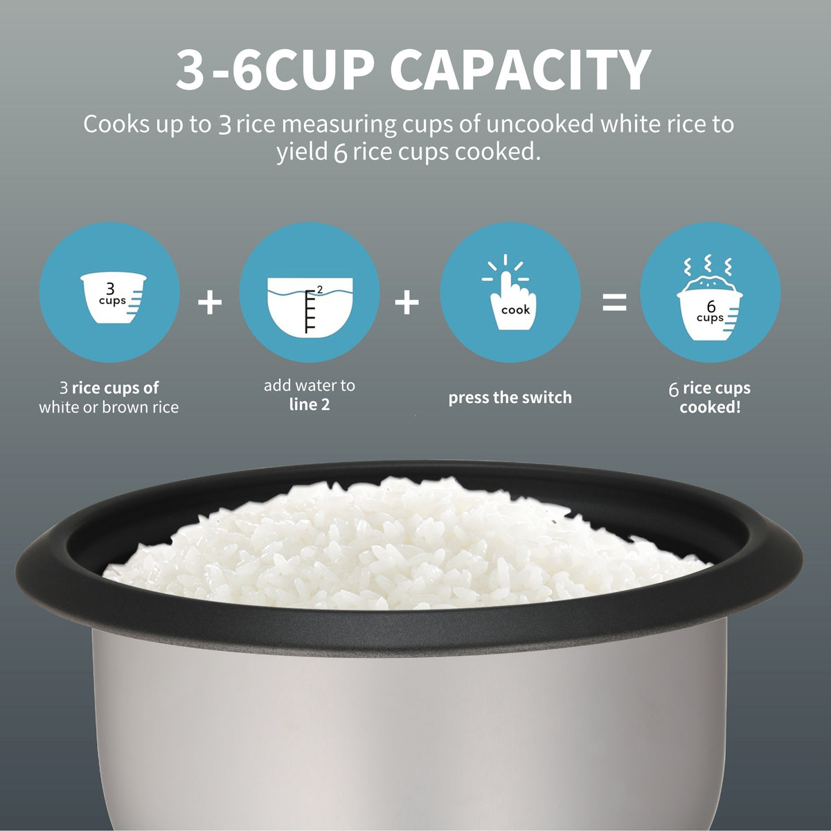 rice cooker removable nonstick pot yogurt maker auto keep