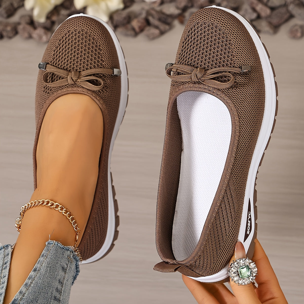 womens casual sneakers solid color breathable lightweight