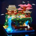 3320pcs micro building blocks set chinese architecture peach