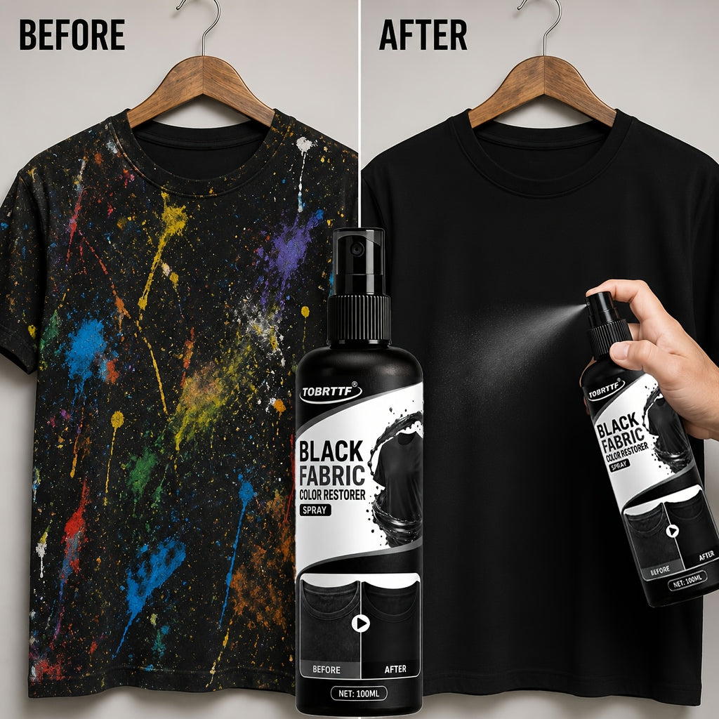 100ml black fabric color correction spray instant fade