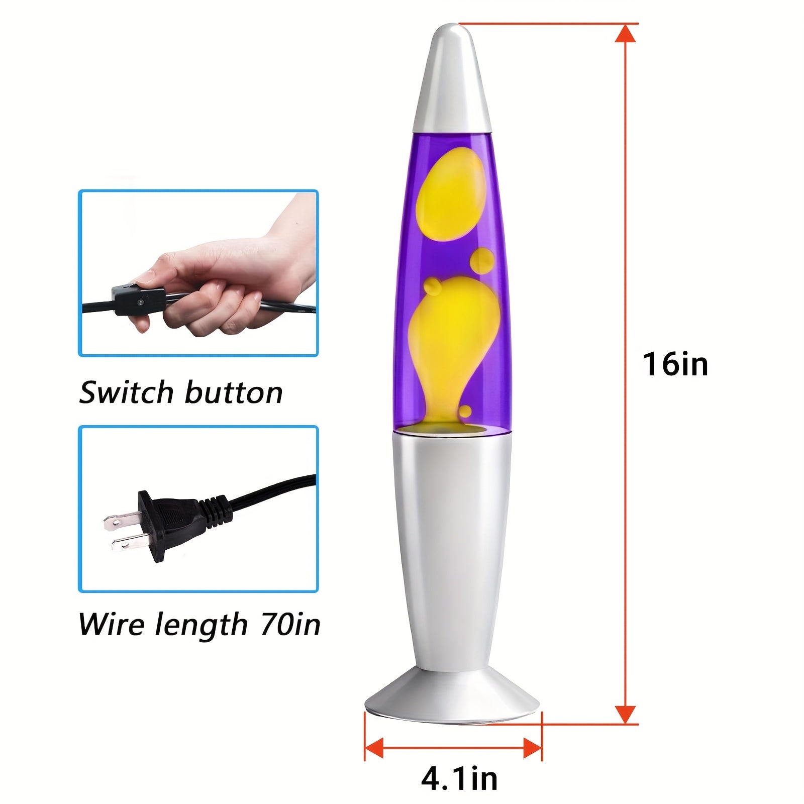 16inch beautiful lamp silvery shell lava lamp suitable room