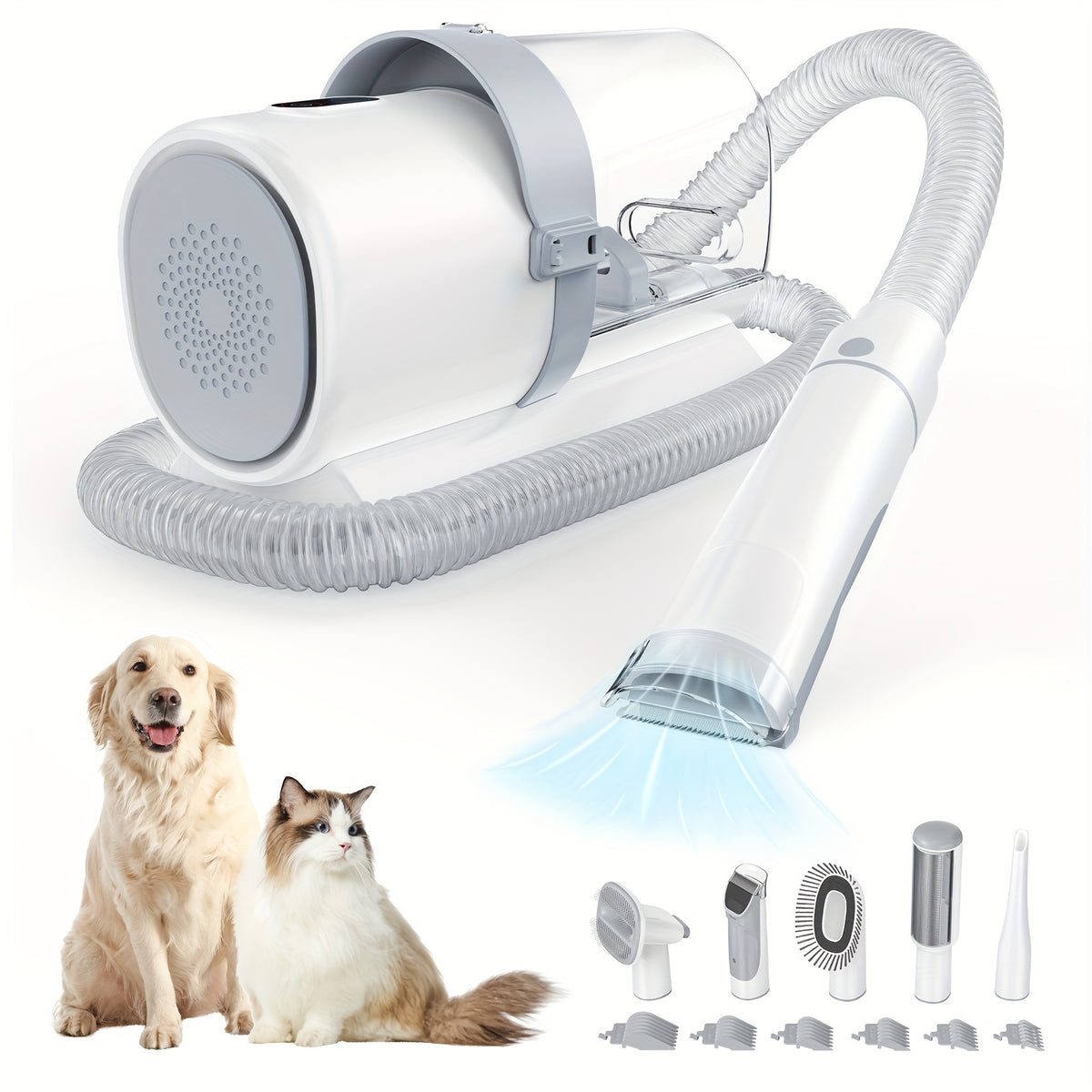 pet grooming vacuum kit 5 in 1 vacuum suction
