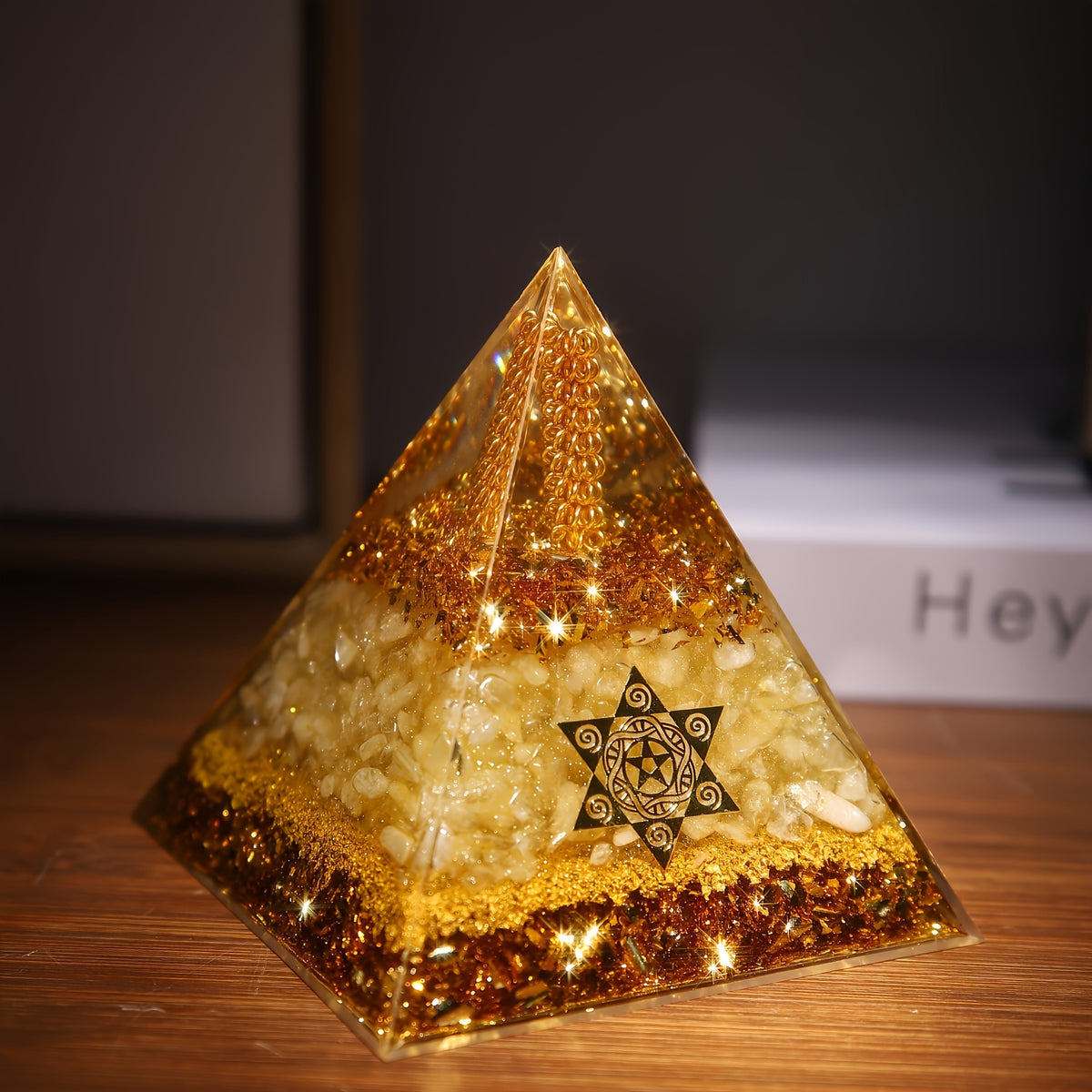 citrine wealth energy pyramid attracts   good