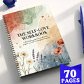 watercolor   heart cover self care workbook 70