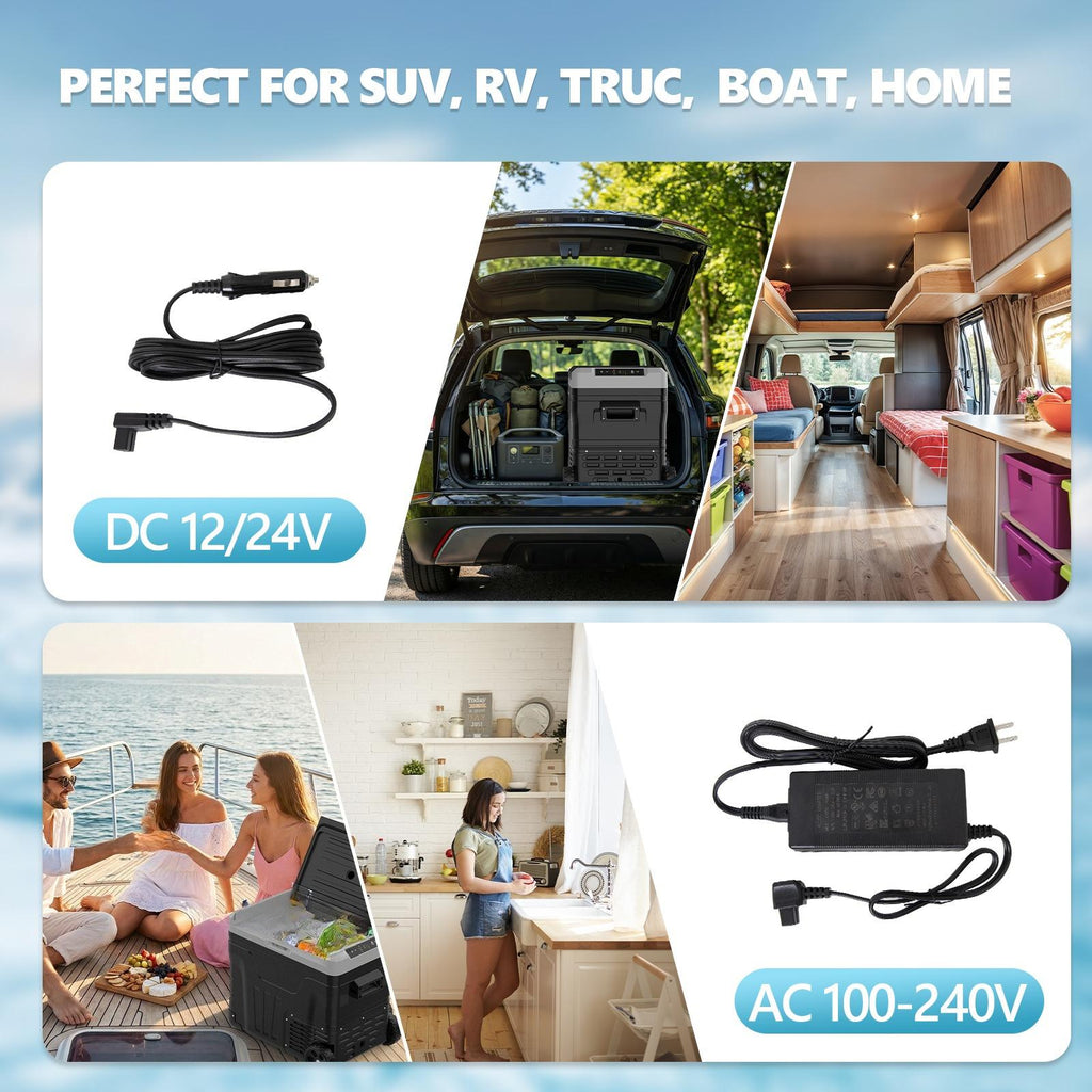 portable 12v 24v   ac refrigerator freezer suitable car rv