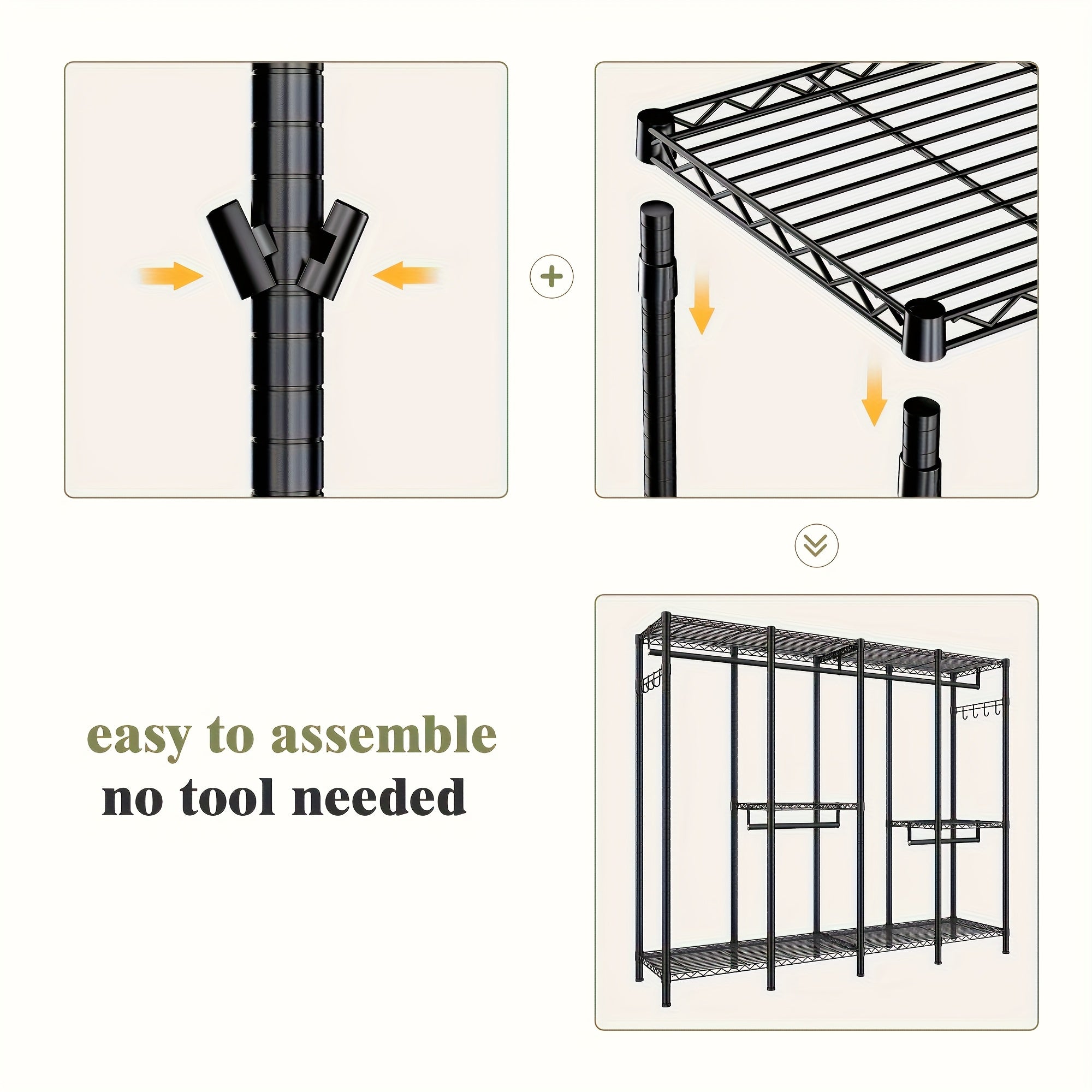 closet organizers storage   wardrobe 3 hanging
