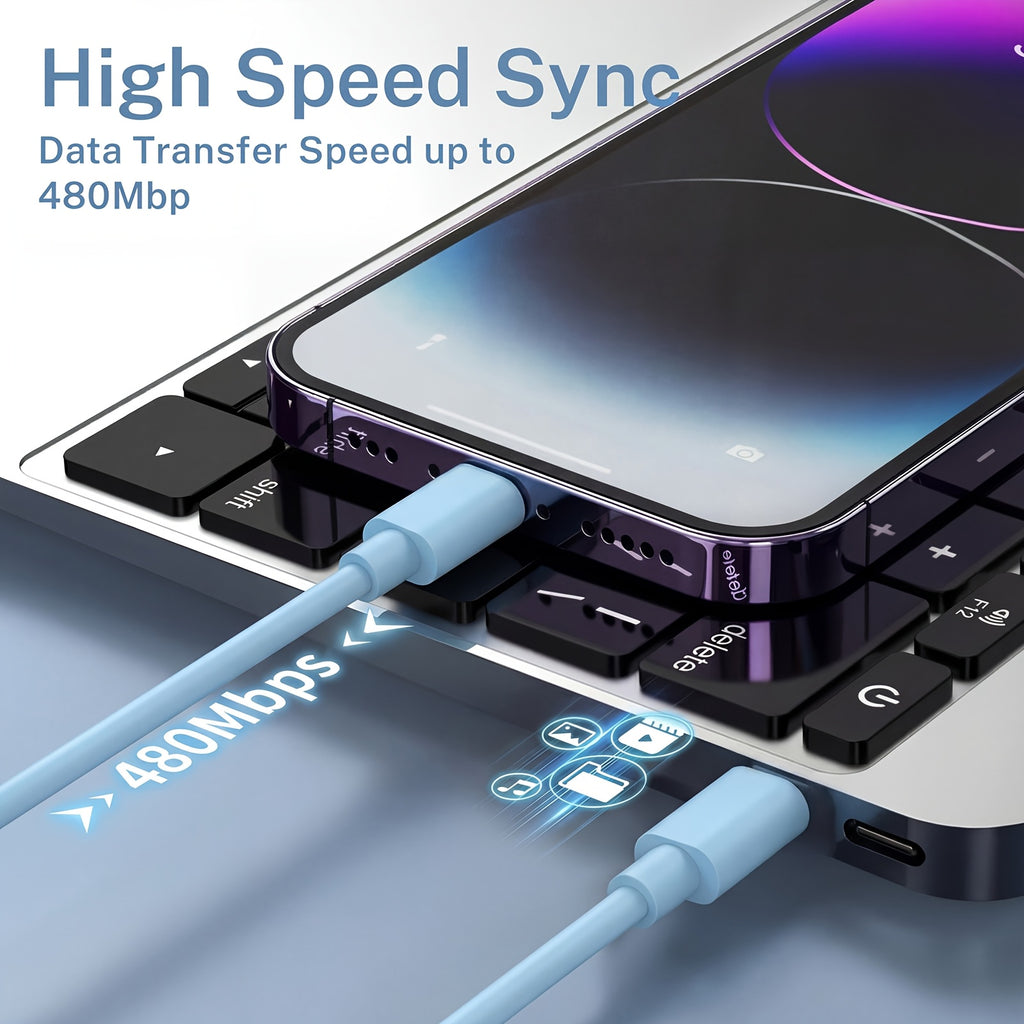 fast charging usb c lightning cable iphone 14 13 12 11 pro