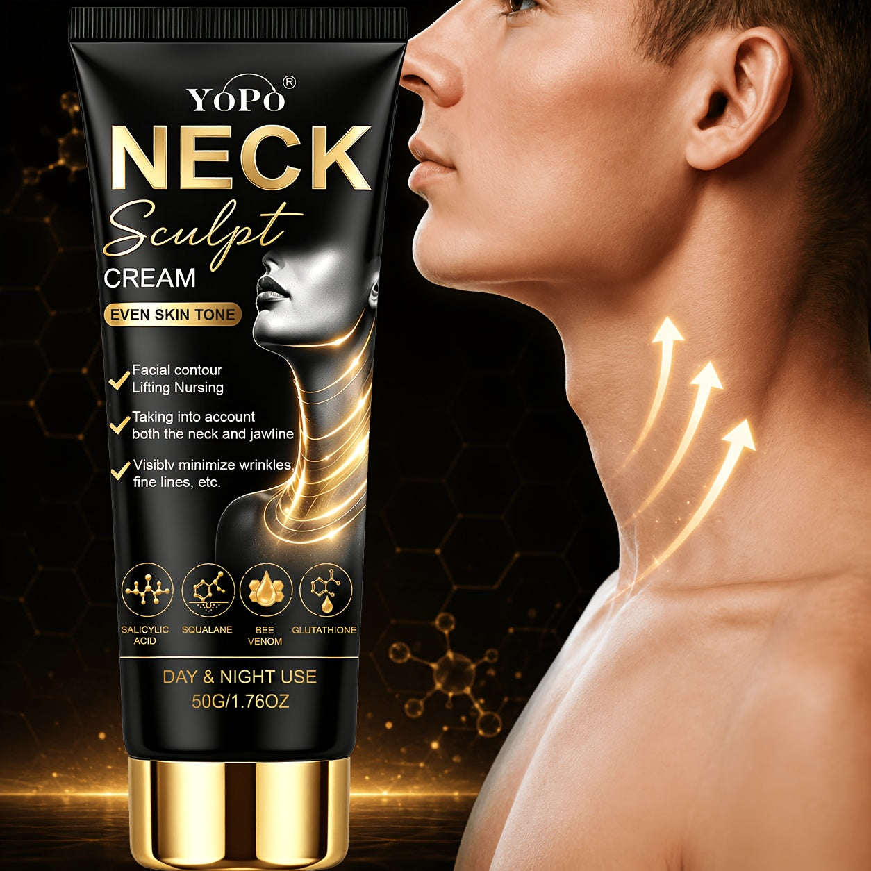 ultra powerful two minute firming lifting neck cream