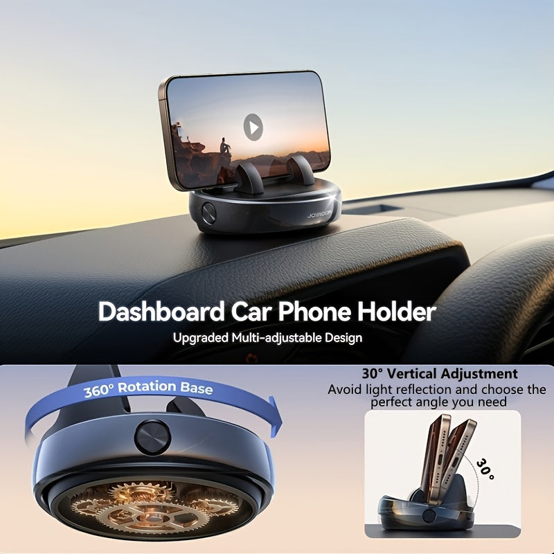 car phone holder mount 360 rotatable dash mounted holders